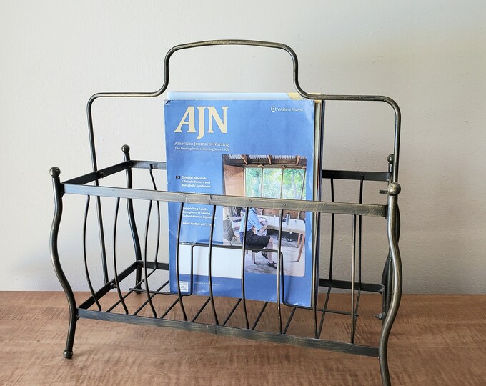 Vintage Magazine Rack - Etsy