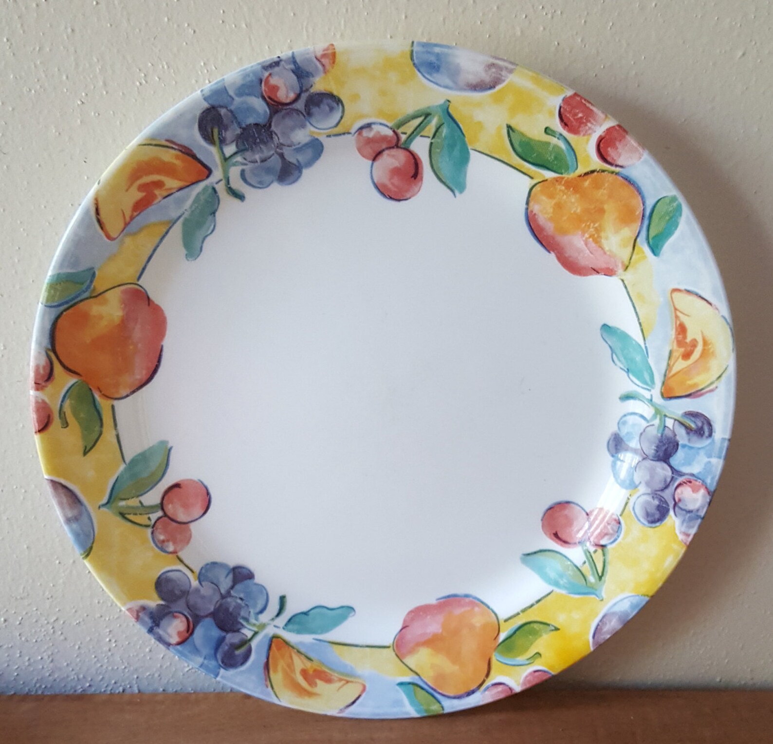 Vintage Corelle Fruit Basket Dinnerware 21 Piece Set for 4 Etsy