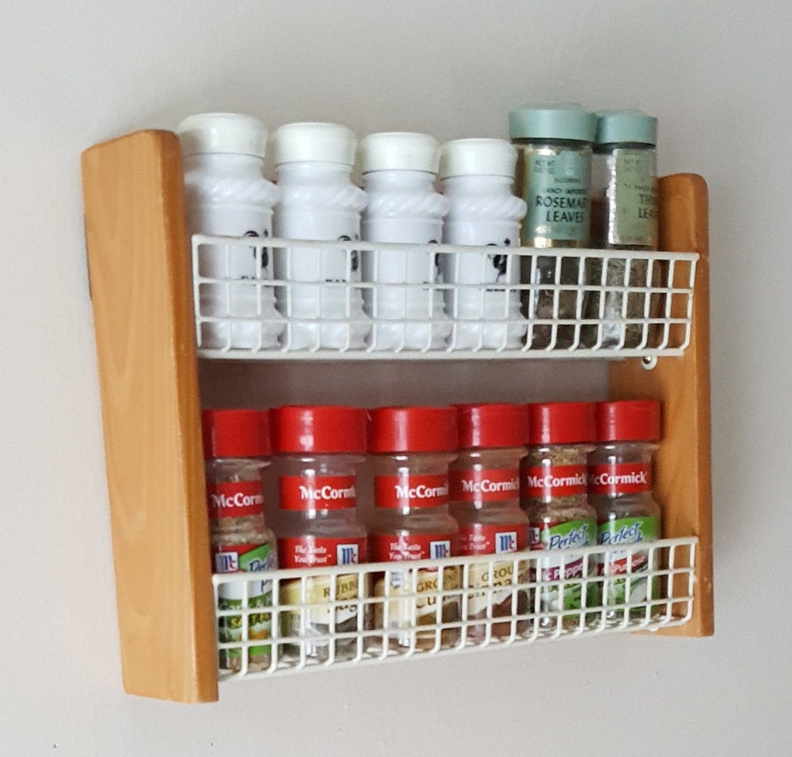 Vintage Spice Rack Etsy