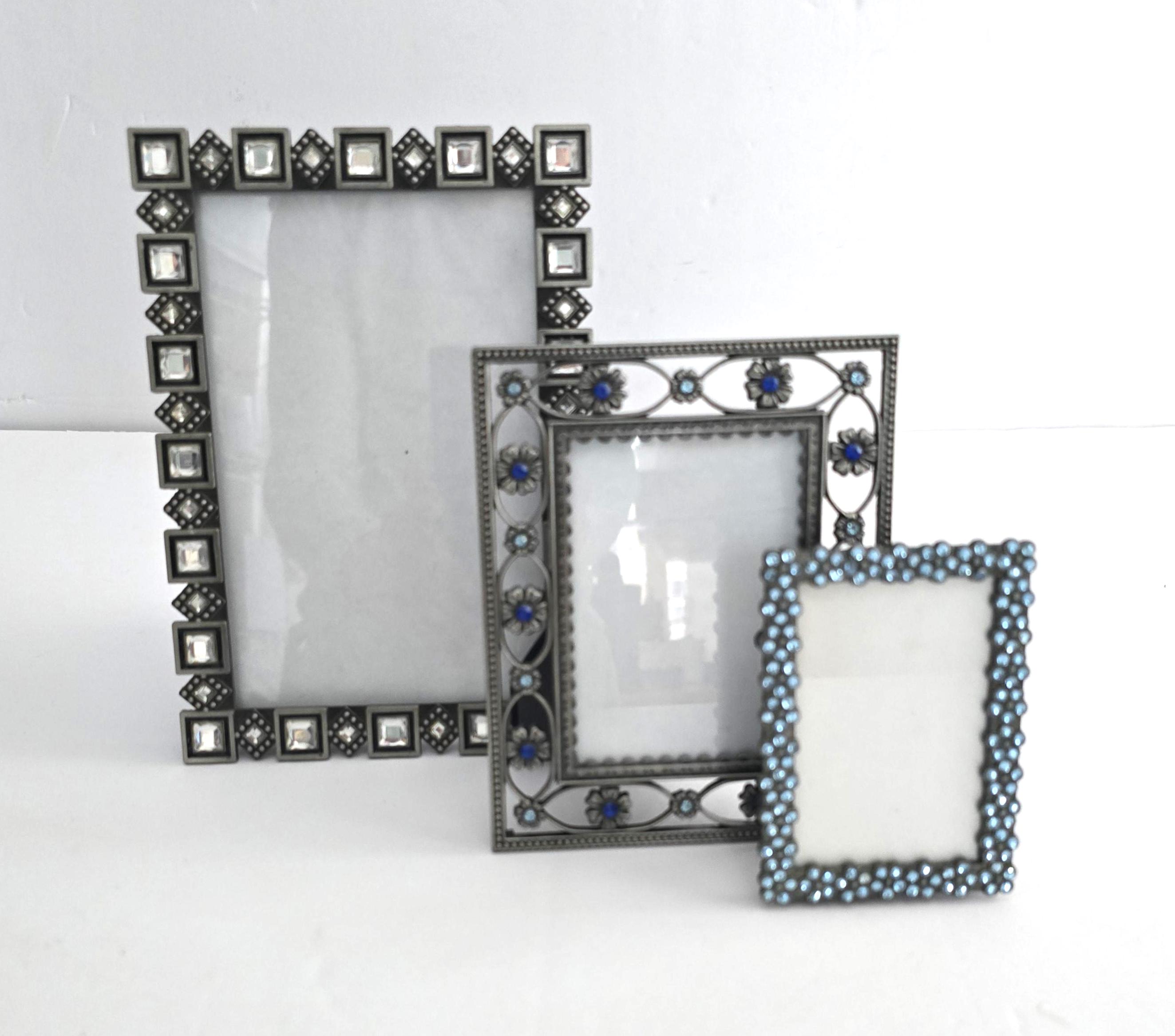 Vintage Ornate Metal Picture Frames: Small Easel Back Collection - Etsy