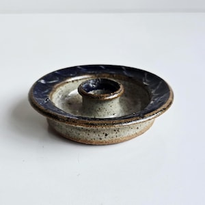 vintage ceramic candlestick holder