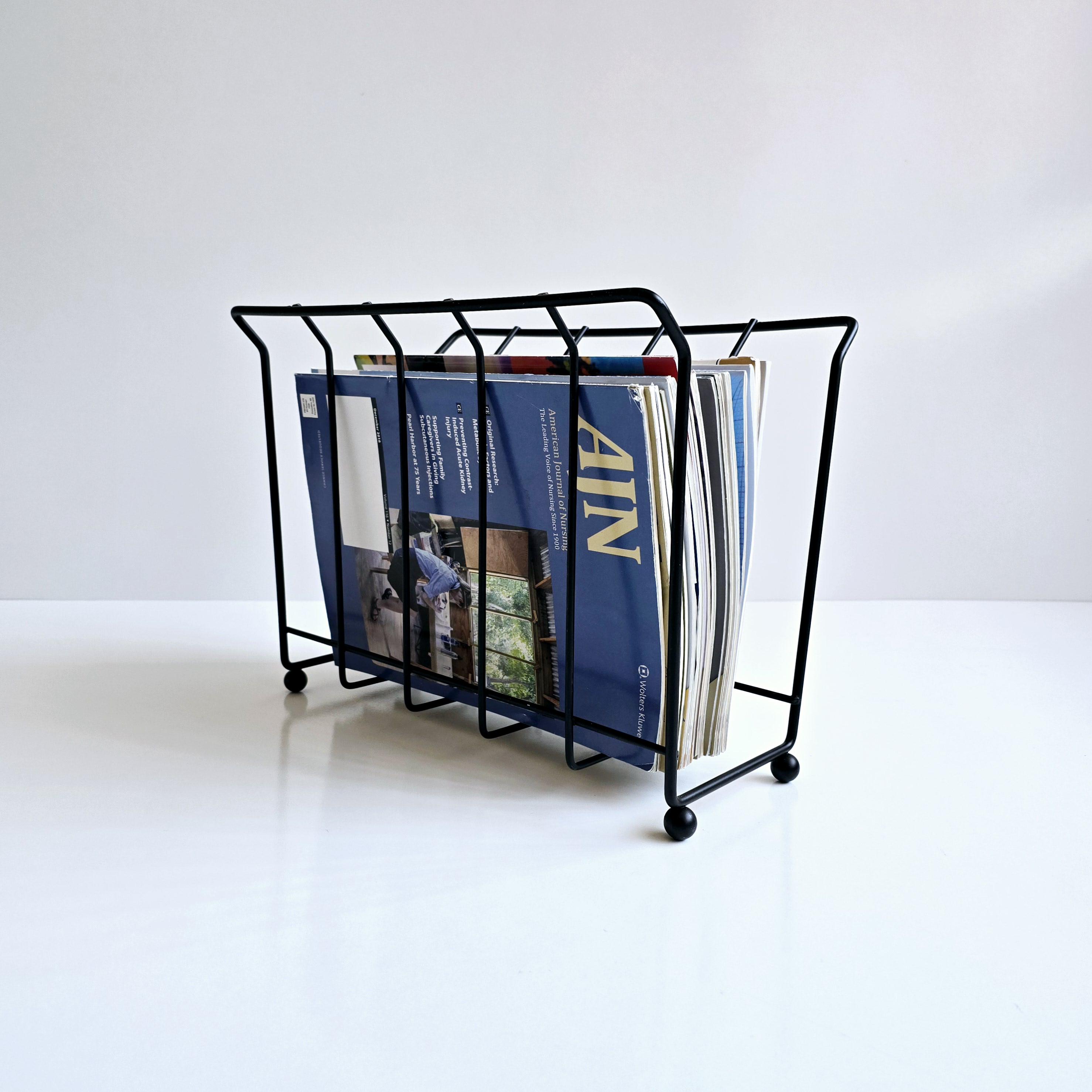 Magazine Rack Vintage Magazine Holder - Etsy