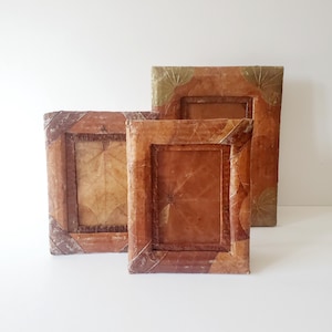 picture frames 3 vintage photo frames 3 1/2&quot; x 5&quot; and 4&quot; x 6&quot;