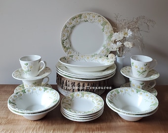 Vintage Metlox Poppy Trail Dinnerware Set: Plates, Bowls, Shakers