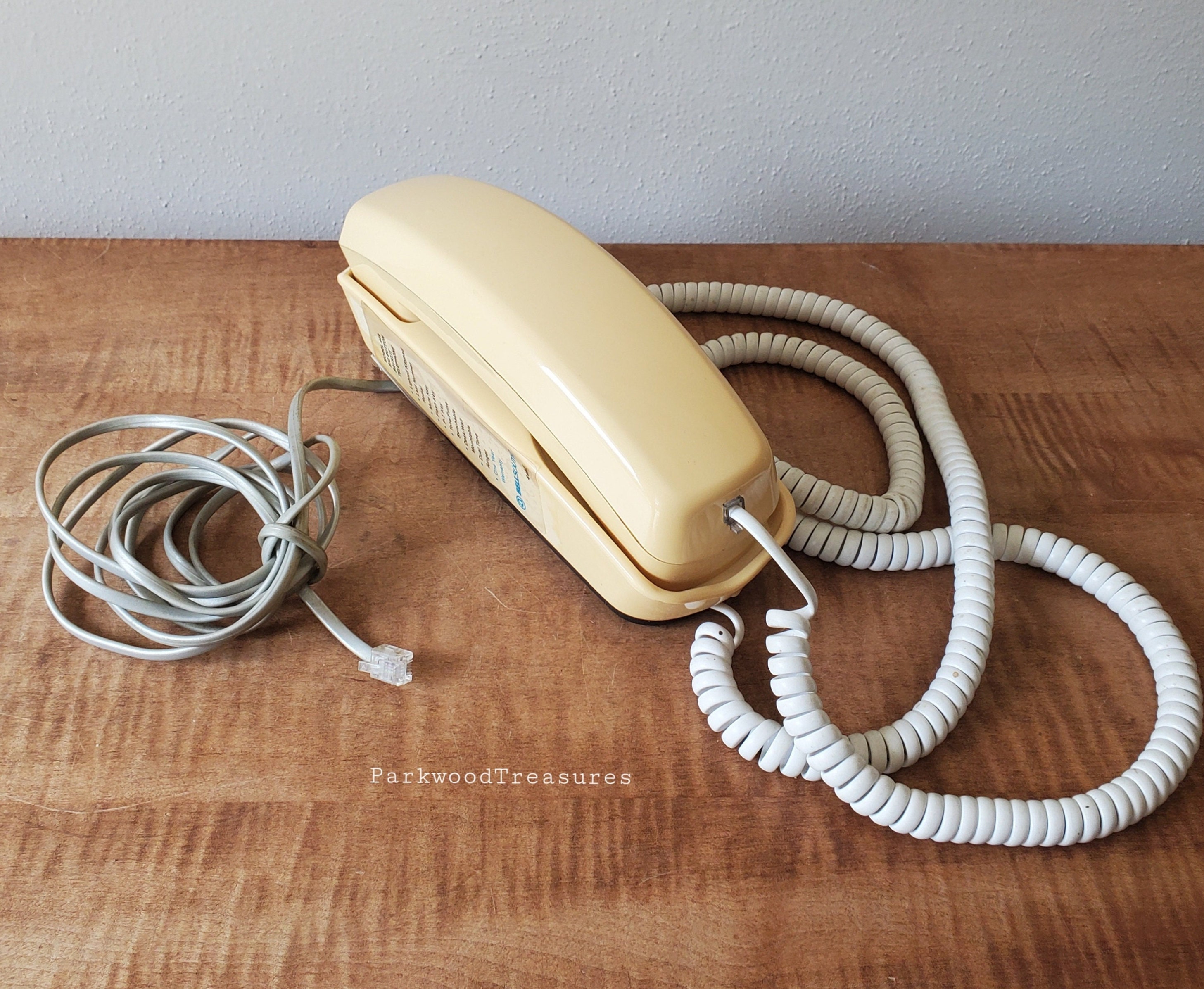 殿堂 1990s Bell Yellow Button Push Vintage Phone Button Push 小物