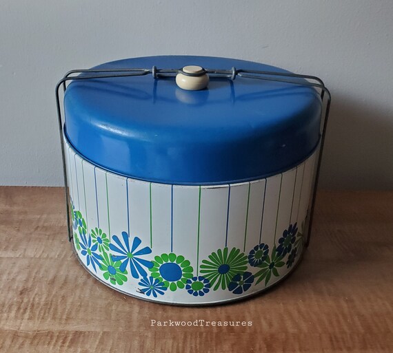 Vintage Metal Cake Carrier 1950 s Retro Kitchen Cake Keeper Vintage Cake Tin Farmhouse Kitchen Decor Etsy Canada