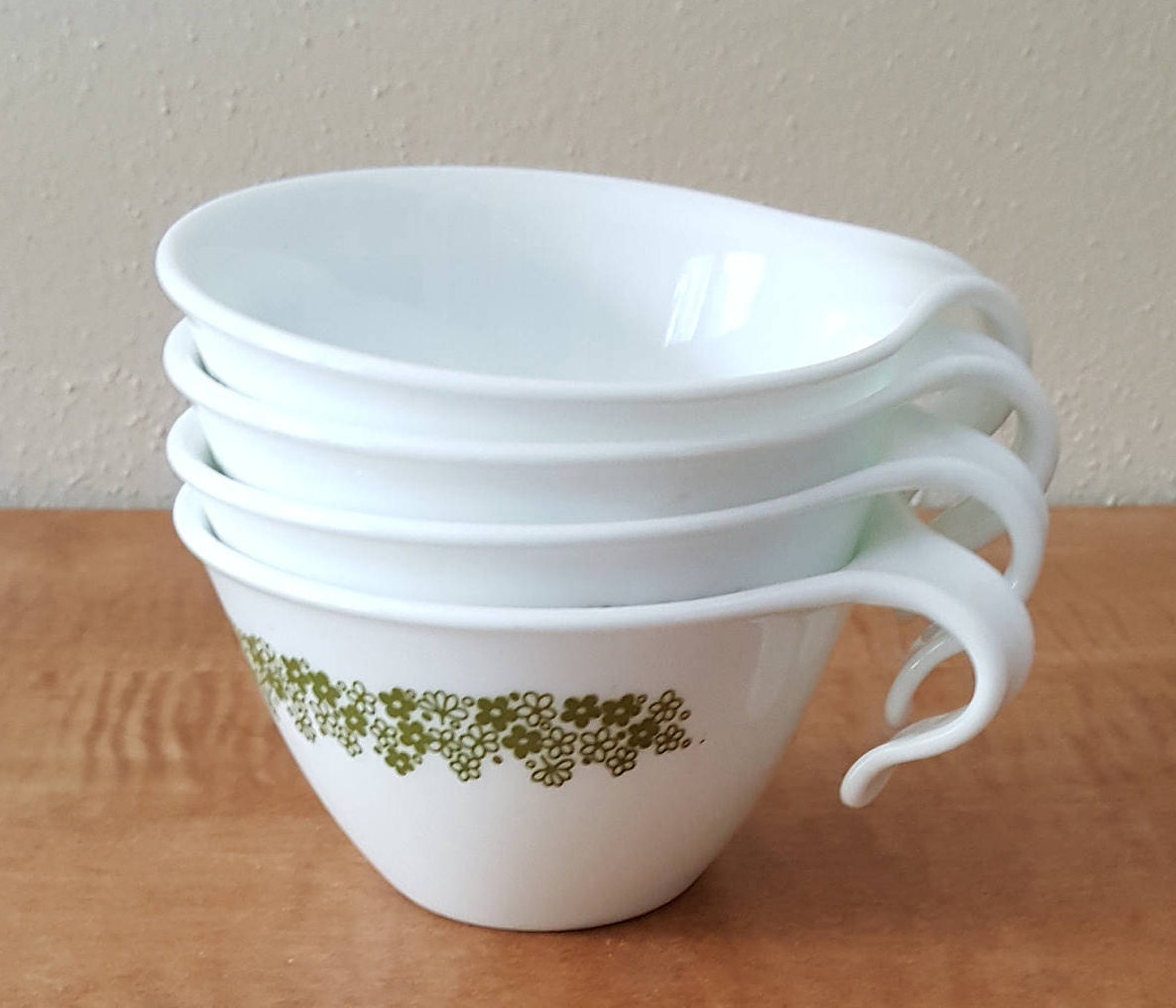 Vintage Corelle Spring Blossom Dinnerware Set 25 Piece Service for 4 - Etsy