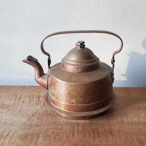 copper tea kettle vintage copper teapot