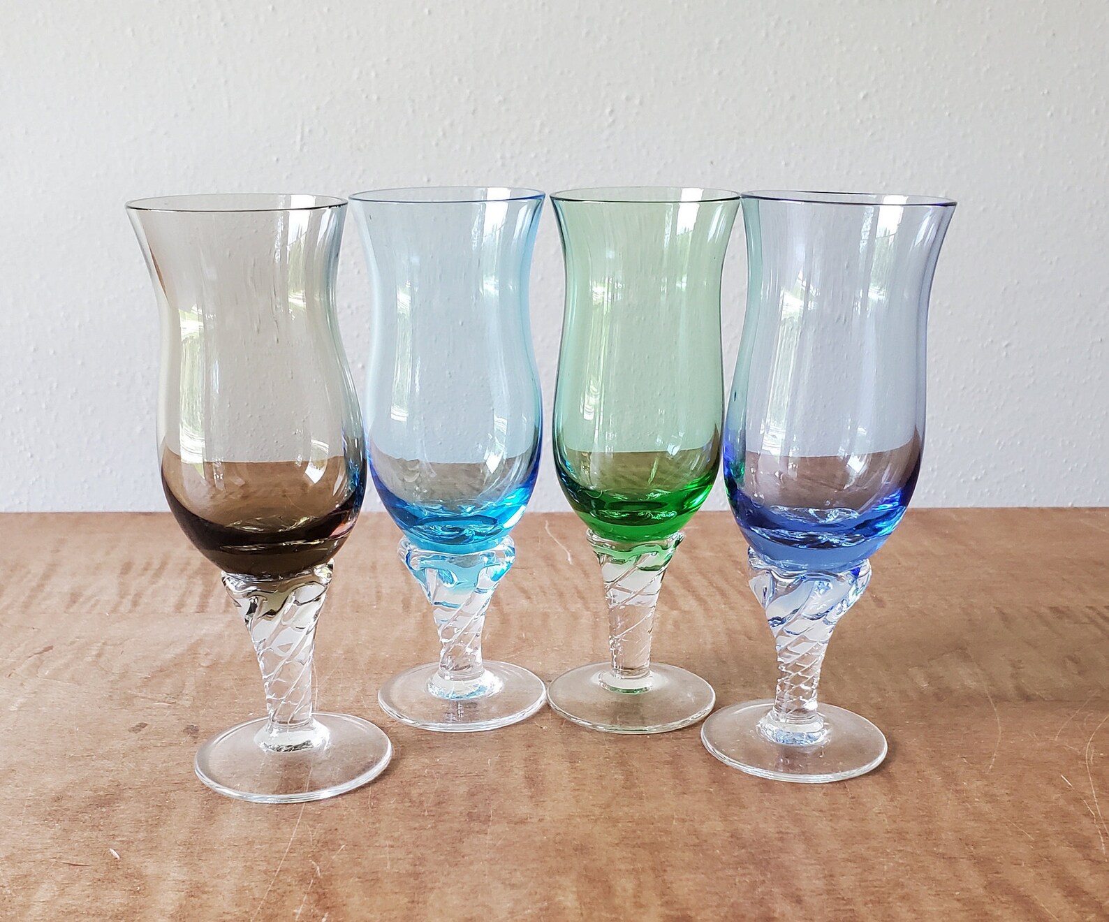 Vintage Shot Glasses Long Stemmed Shot Glasses Etsy