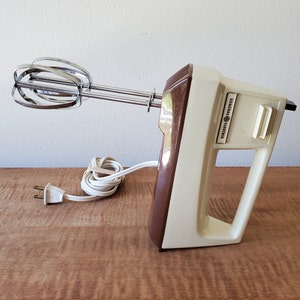 Vintage 1955 West Bend Hand Held Electric Mixer Still Works Great Original  Cord!