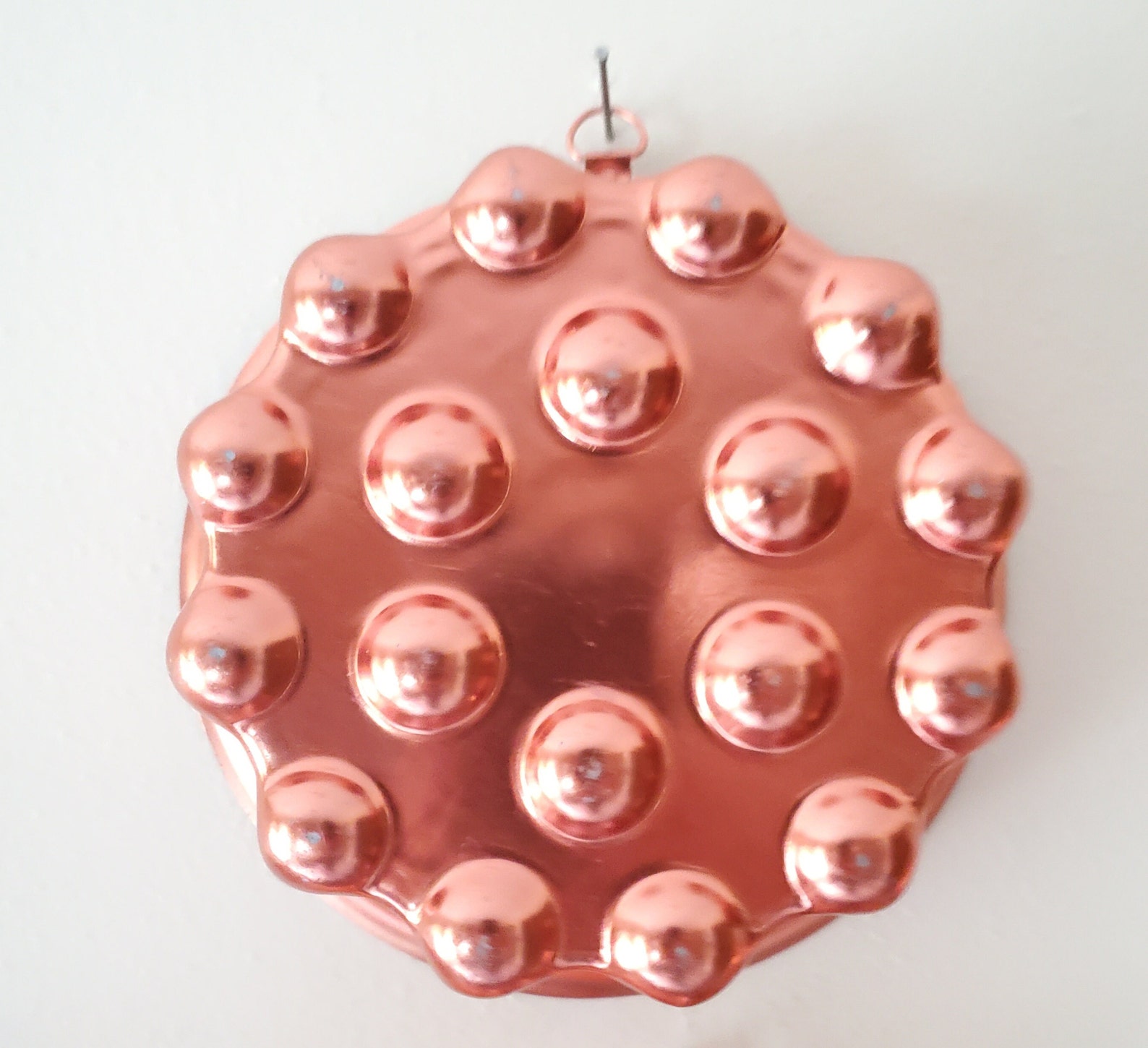 Vintage Copper Jello Molds Kitchen Wall Decor 5 Pieces Etsy