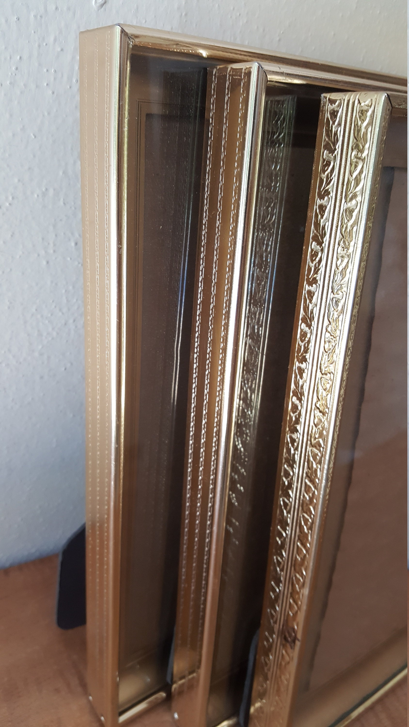 Vintage 8x10 Shadow Box Gold Metal Frame Price is per Frame Etsy