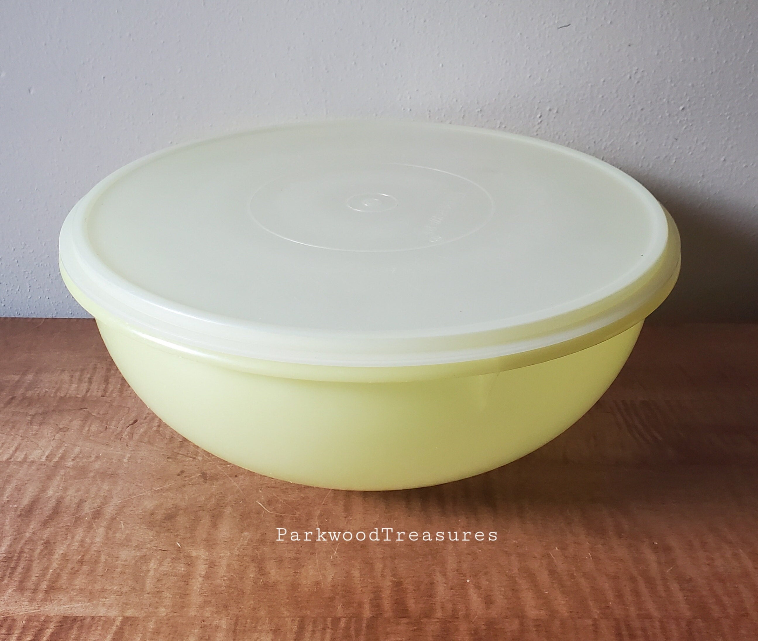 Your Choice Vintage Tupperware Mixing Bowl and Lid Sheer Pastel 