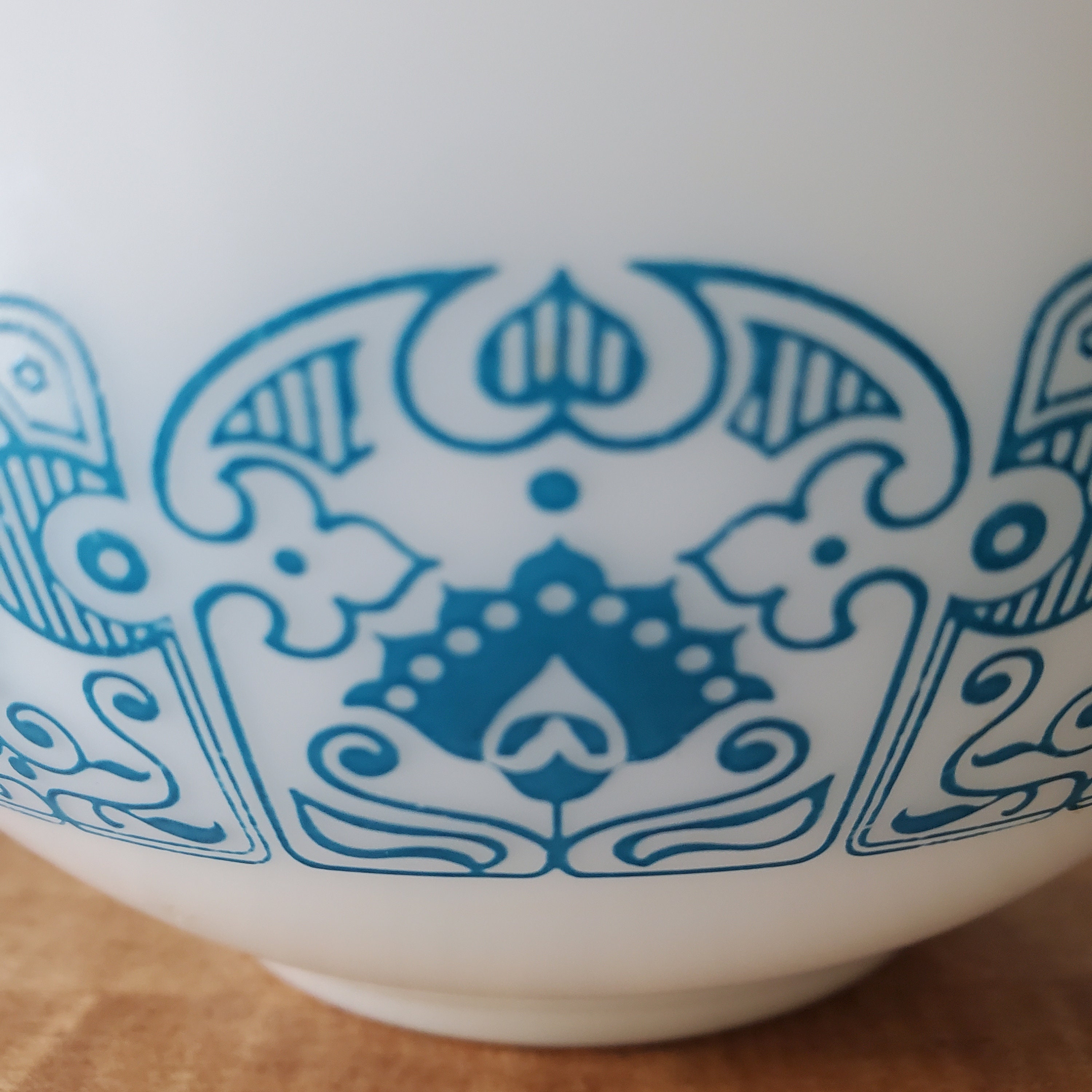 Vintage Pyrex #441 Horizon Blue 1.5 Pint Cinderella Mixing Bowl