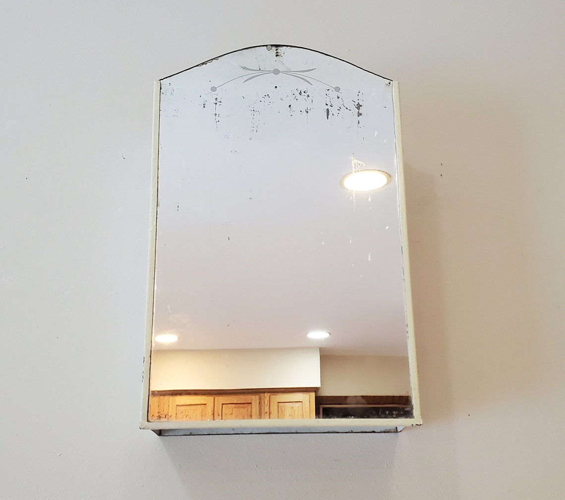 Vintage Medicine Cabinet Mirror Cabinet Bathroom Cabinet - Etsy