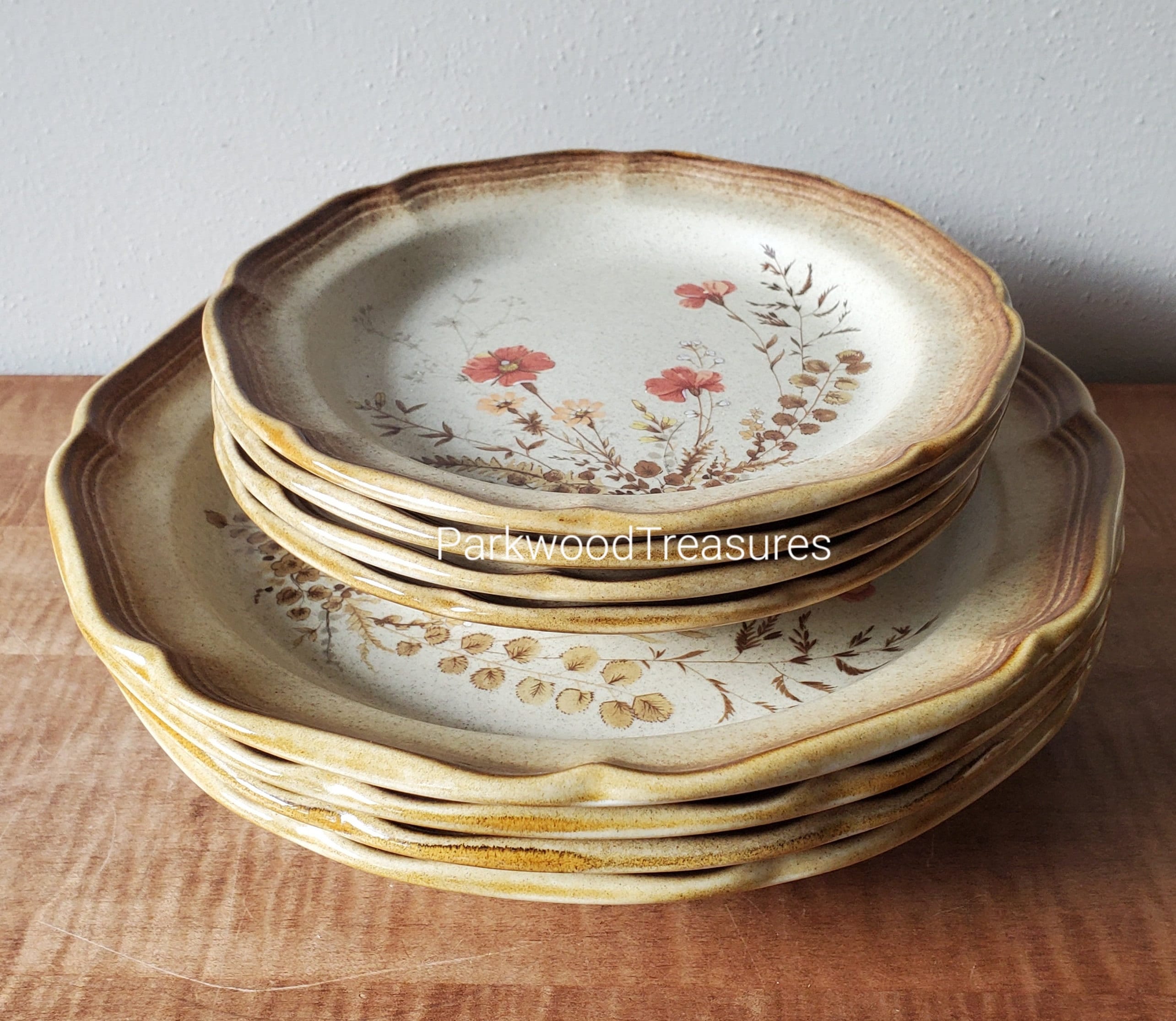 Vintage Whole Wheat Jardiniere Mikasa Dinnerware 23 Piece Set Etsy