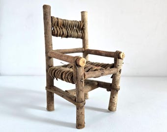 Grapevine Twig Chair Garden Decor