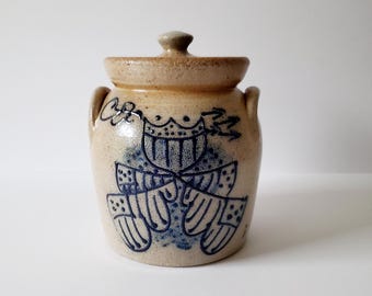 Vintage Rowe Pottery Works Historical Collection Large Jar