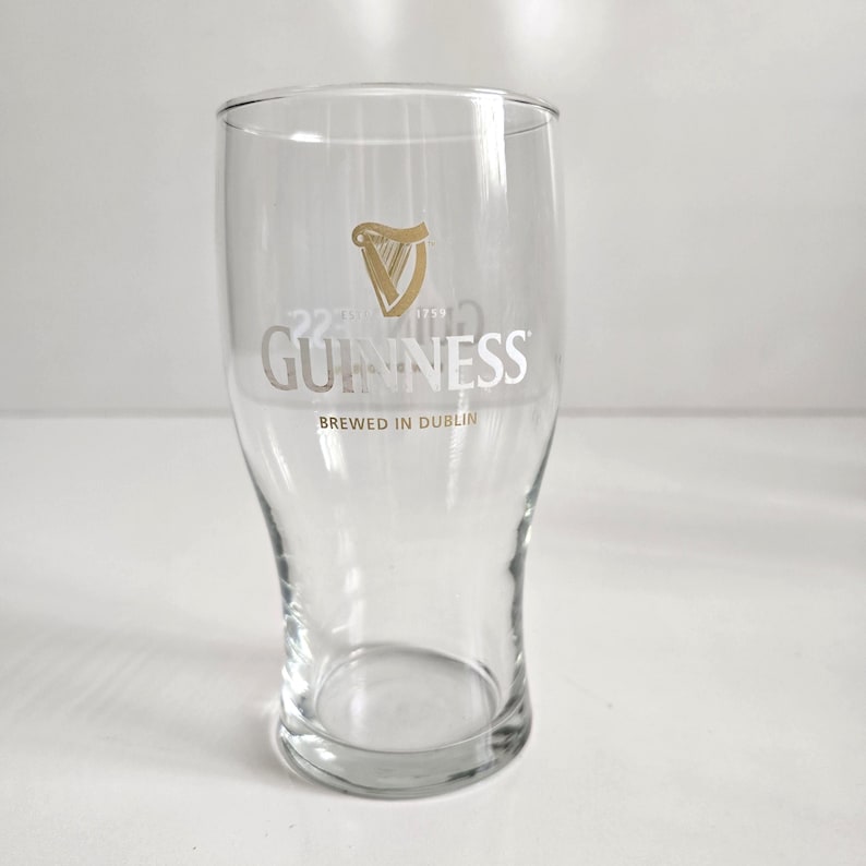 Vintage Mismatched Beer Glasses: Bud Lite, Guinness, Samuel Adams, Berghoff, Brewster image 3