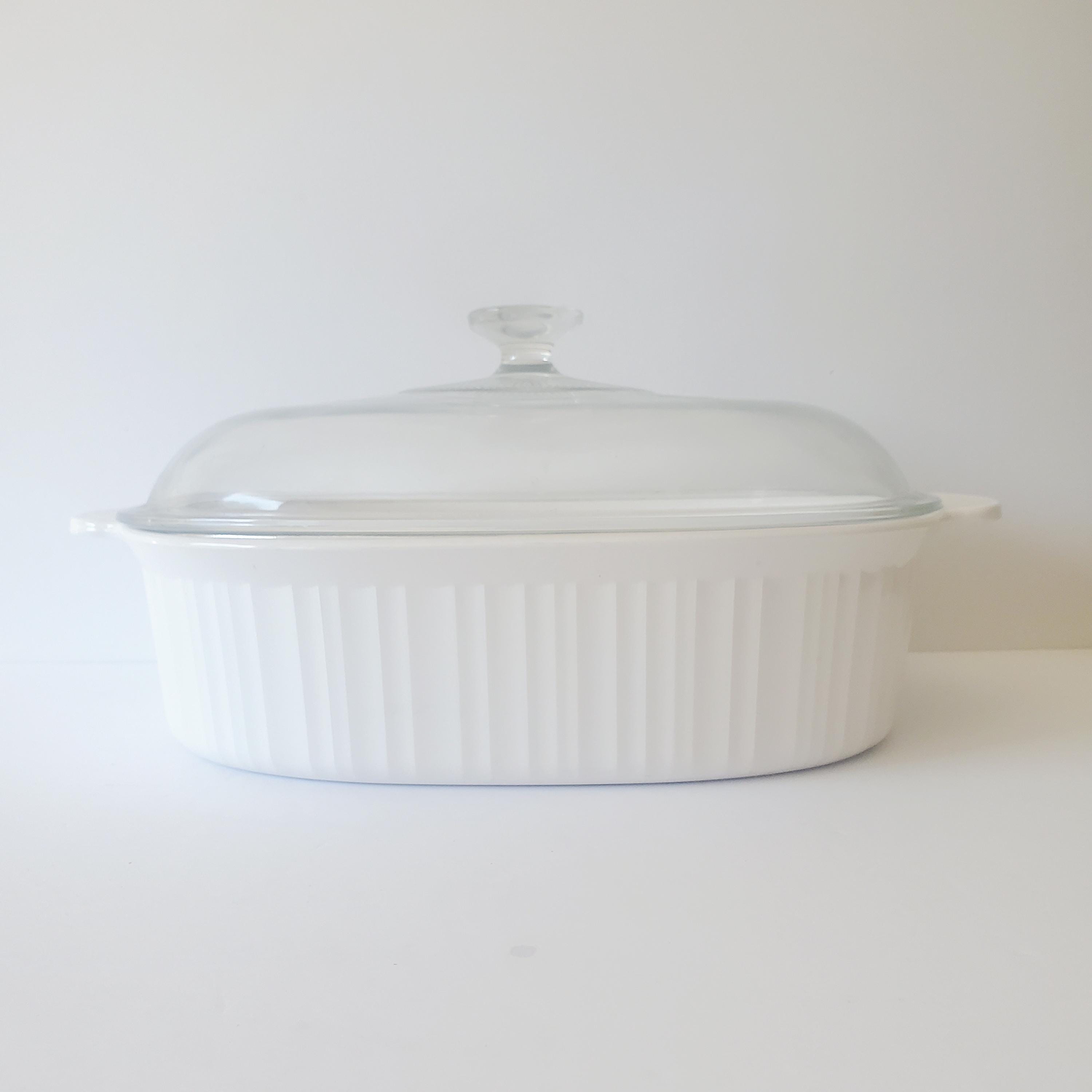 Roaster Vintage Corningware French White Vintage Corning Ware