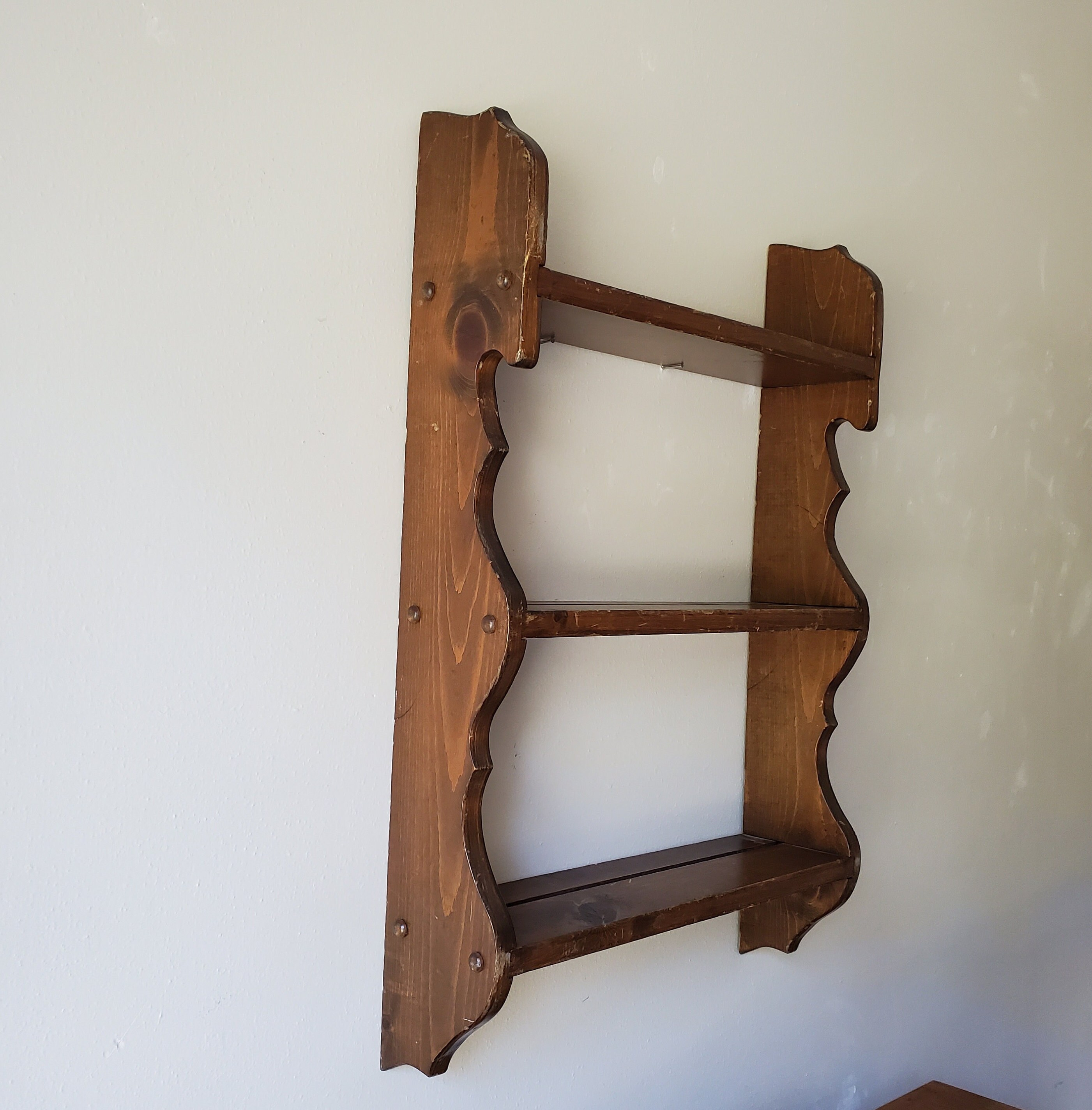 Vintage Wooden Tiered Wall Shelf informacionpublica.svet.gob.gt