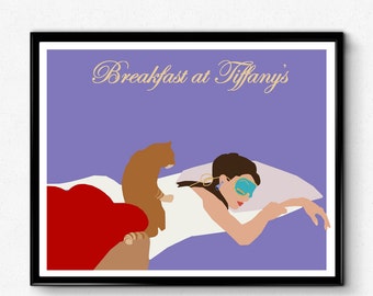 Holly Golightly Minimalist Movie Print