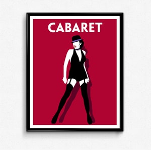Cabaret Movie Poster- Minimalist Print, Sally Bowles