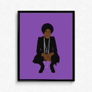 Minimalist Music Poster Feminist Poster Whitney Houston Print