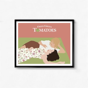 Fried Green Tomatoes Minimalist Movie Poster- Feminist Prints, Wall Art Decor