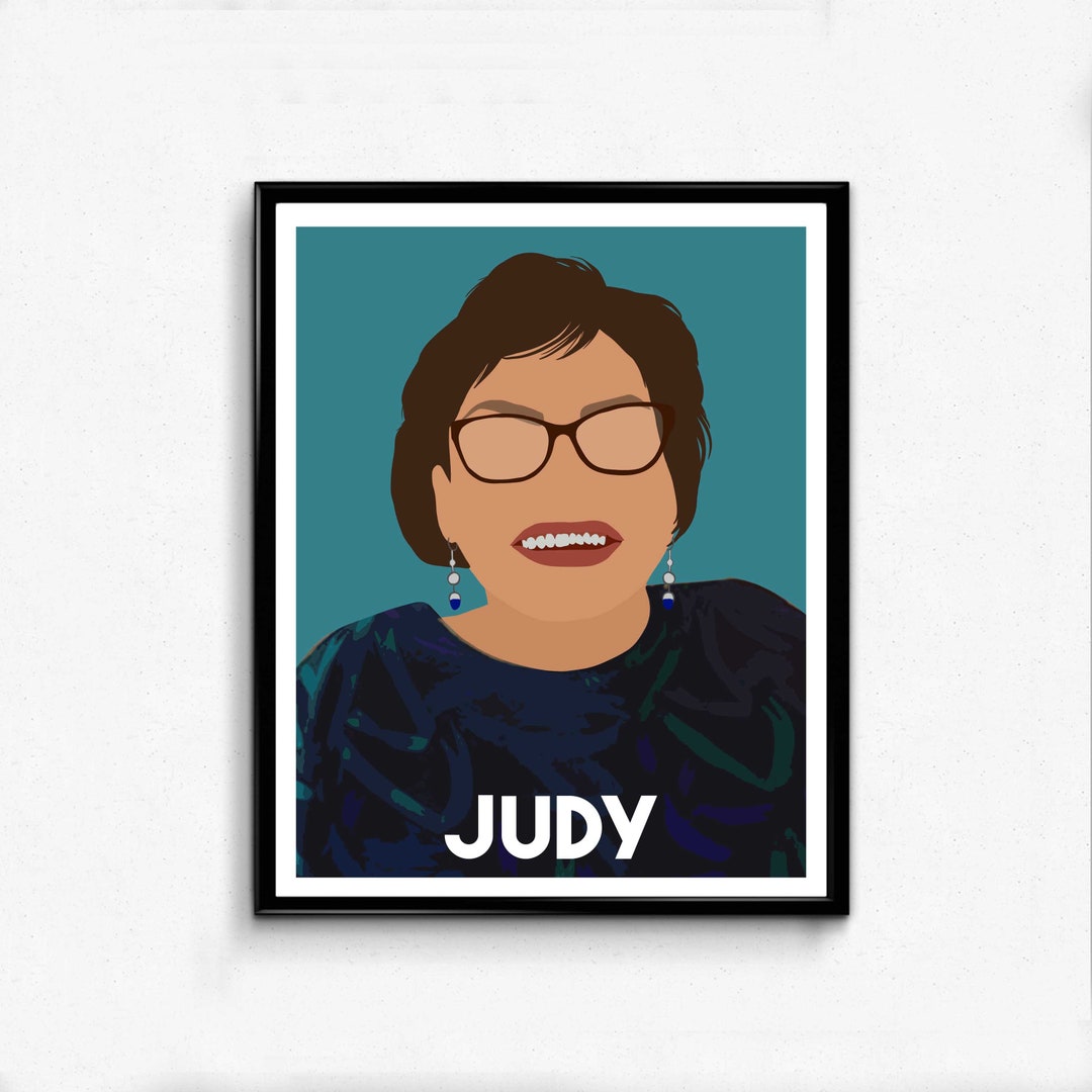 Judy Heumann Feminist Icon Portrait Minimalist Feminist Icon - Etsy