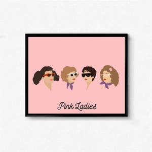 Grease Pink Ladies Poster