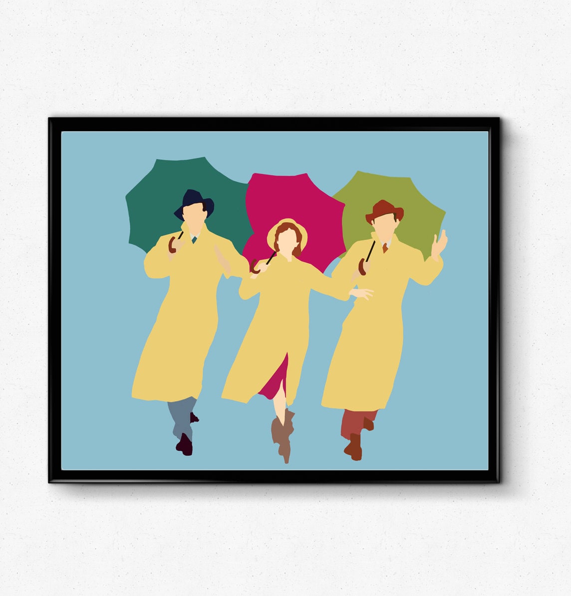 Singing in Rain Art - Etsy
