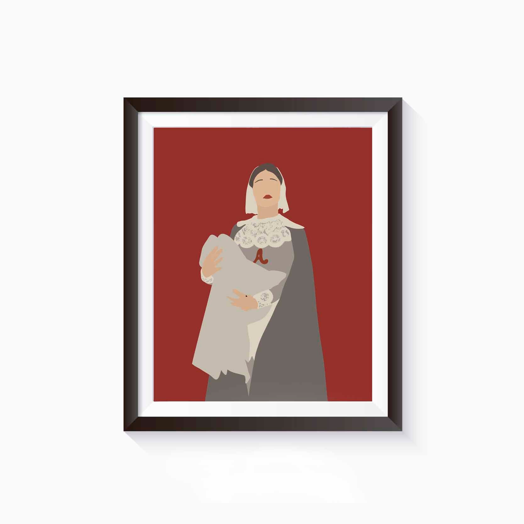 Hester Prynne Drawing