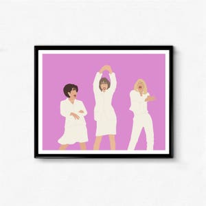 First Wives Club Minimalist Movie Poster- Feminist Film, Wall Art Decor