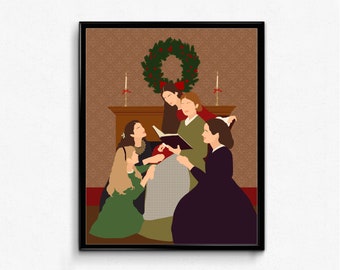 Little Women Movie Print, Minimalist Movie Poster, Feminist Gift, Literature Poster, Wall Art Decor