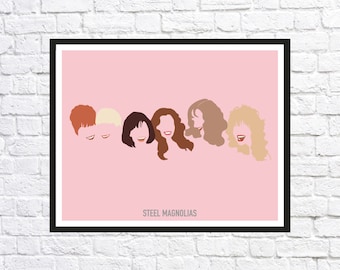 Steel Magnolias Movie Poster Print, Minimalist