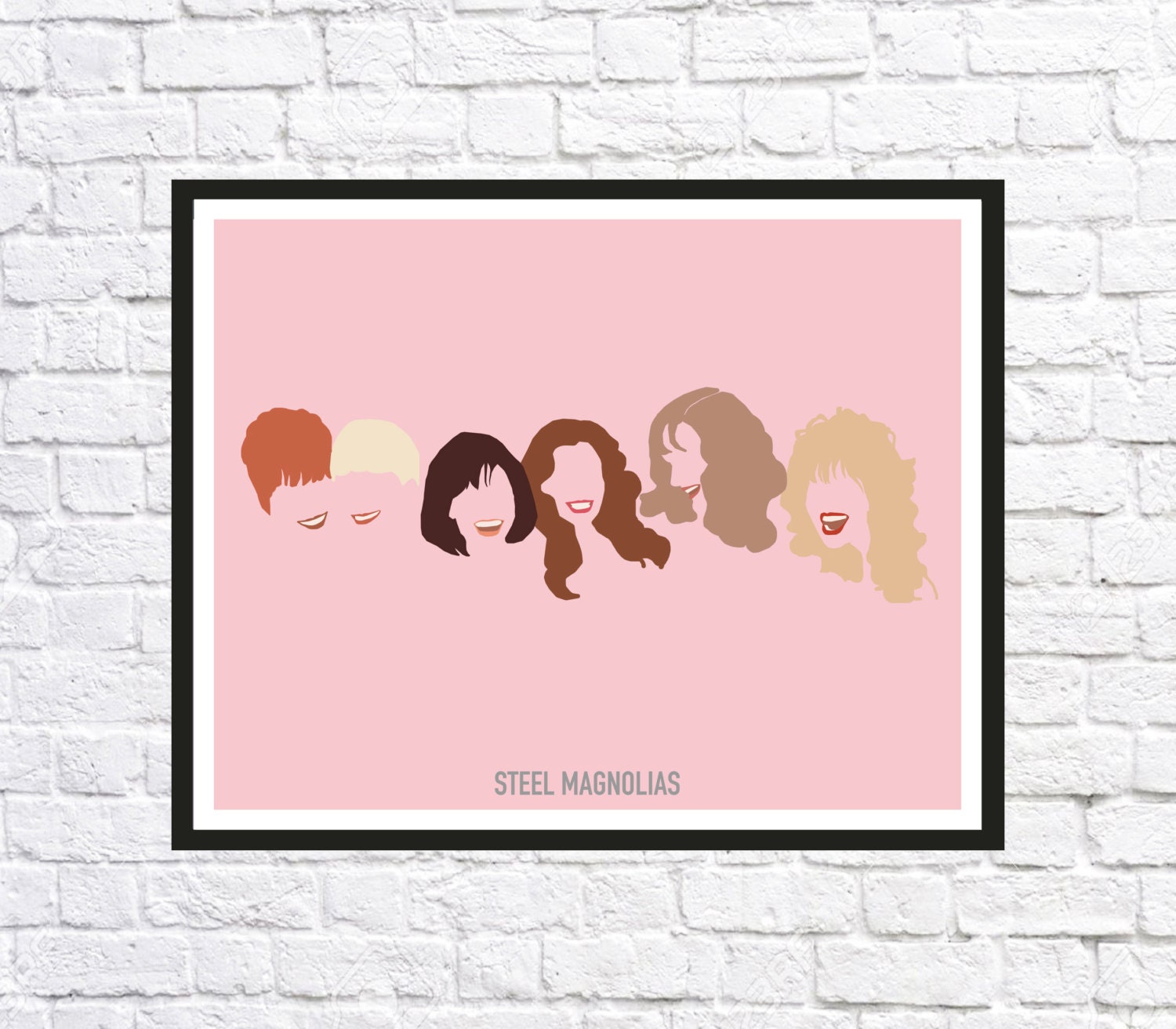 Steel Magnolias Movie Poster Print Minimalist Etsy
