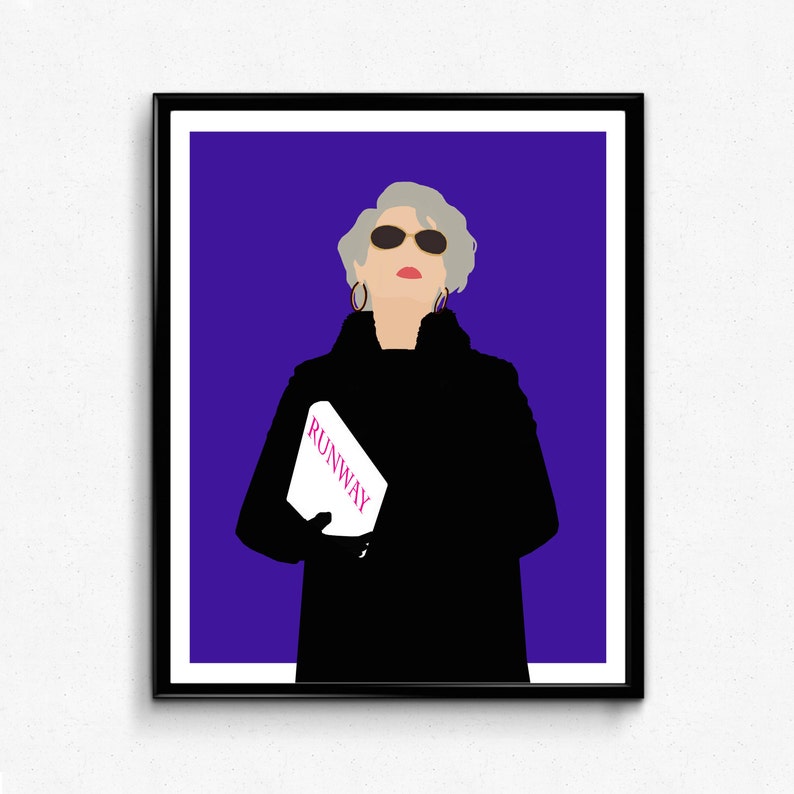 Devil Wears Prada Poster Miranda Priestly Feminist