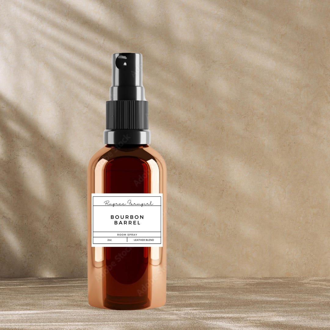 Bourbon Barrel Room Spray | Natural Air Freshener | Essential Oil ...