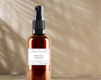 Mystic Rouge Room Spray | Essential Oil Air Freshener | Aromatherapy Scent | Natural Home Fragrance | Stocking Stuffer | Luxurious Gift Idea
