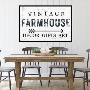 Vintage Farmhouse Wall Hanging - Instant Download Wall Art - Rustic Farmhouse Decor