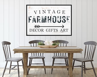 Vintage Farmhouse Wall Hanging - Instant Download Wall Art - Rustic Farmhouse Decor