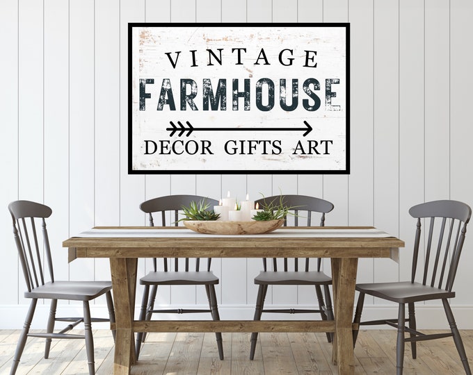 Vintage Farmhouse Wall Hanging - Instant Download Wall Art - Rustic Farmhouse Decor