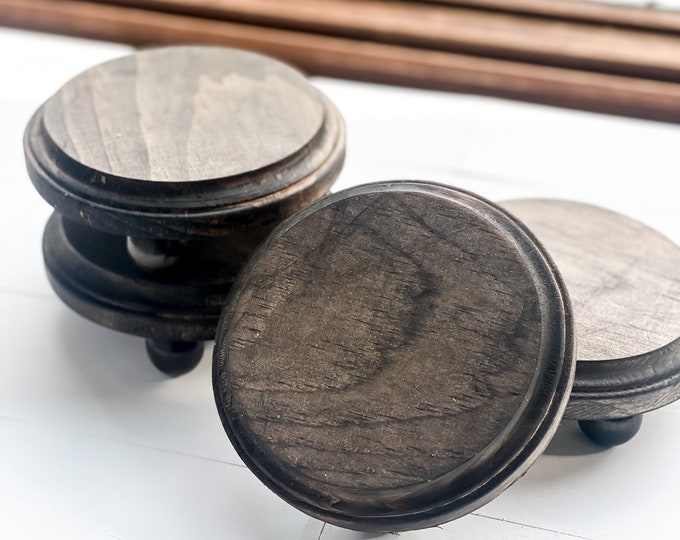 Wood Tiered Tray Riser for Small Decor, Candle Holder, Mug Stand, Plant Stand Farmhouse Decor