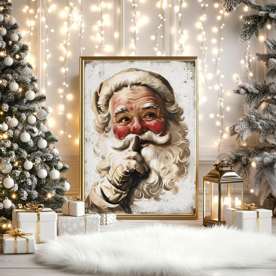 1936 キッチン・日用品・その他 サンタクロース ビンテージ 壁掛け