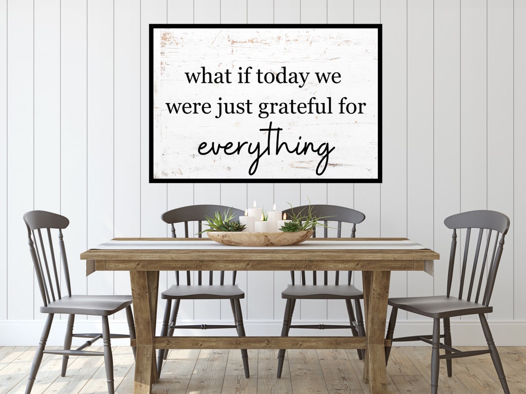 Gratitude Digital Art Print - Farmhouse Style Wall Decor - Instant