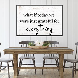 Gratitude Digital Art Print - Farmhouse Style Wall Decor - Instant Download - Inspirational Wall Art