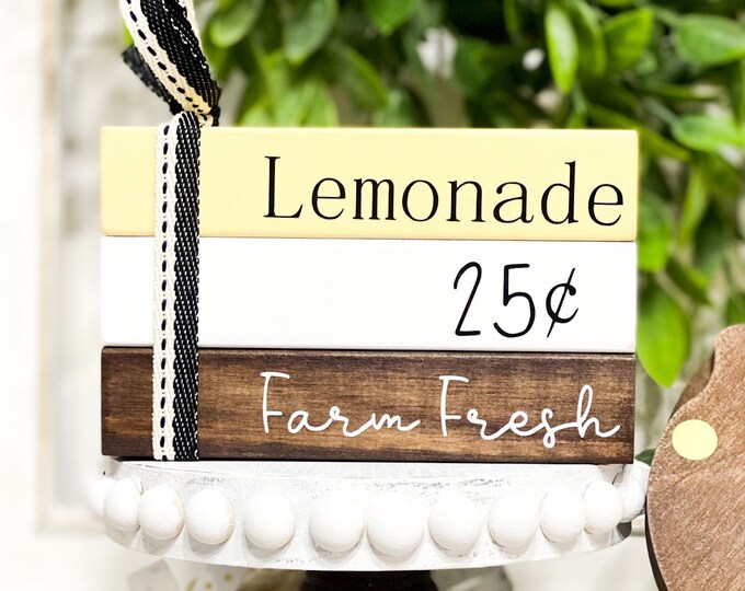 Rustic Farmhouse Lemonade Sign: Add a Touch of Summer to Your Home - Lemon-Themed Entryway Decor