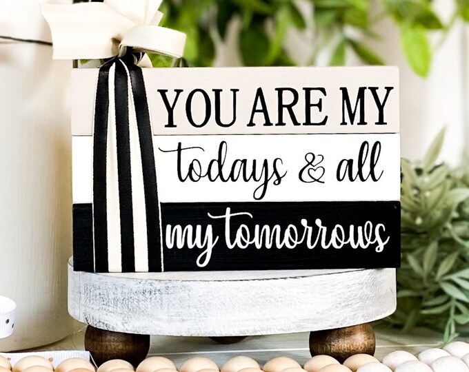 Elegant Typography Wood Sign for Wedding Table Decor - Entryway Decor with Rustic Charm