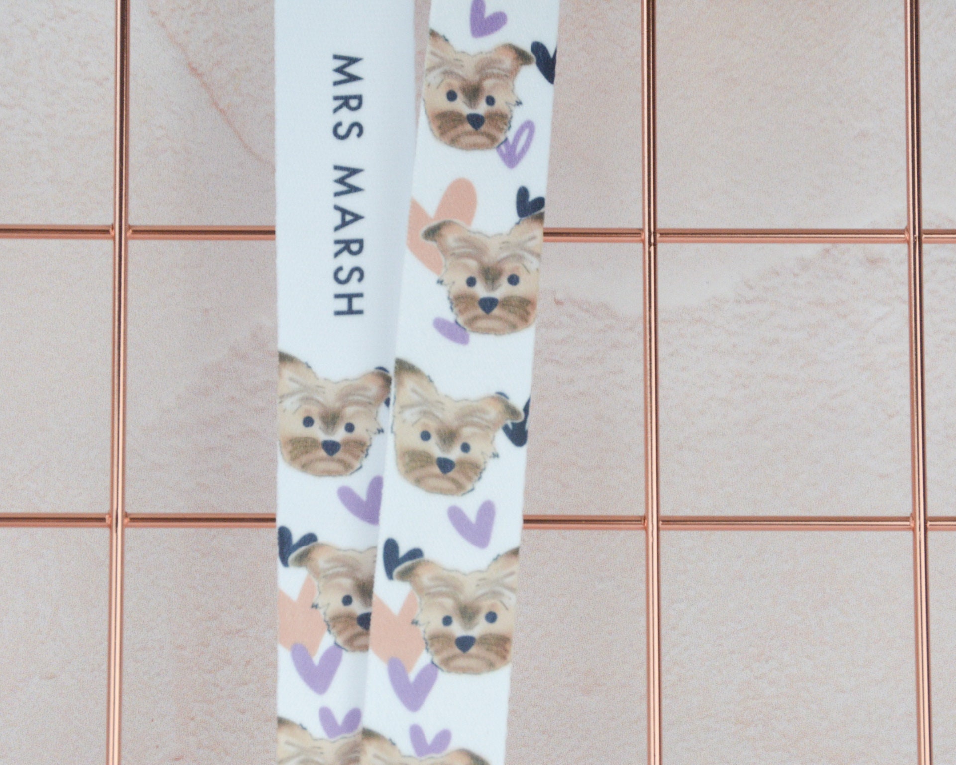 Custom dog lanyard, personalised dog drawing lanyard, pet portrait, pet lanyard, pet illustration, custom dog drawing, dog portrait gift